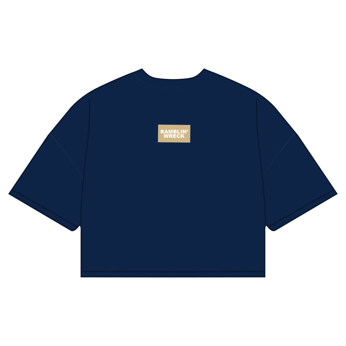 The Kristen Airy Shirt Ramblin' Wreck Woven Label | Youth Navy