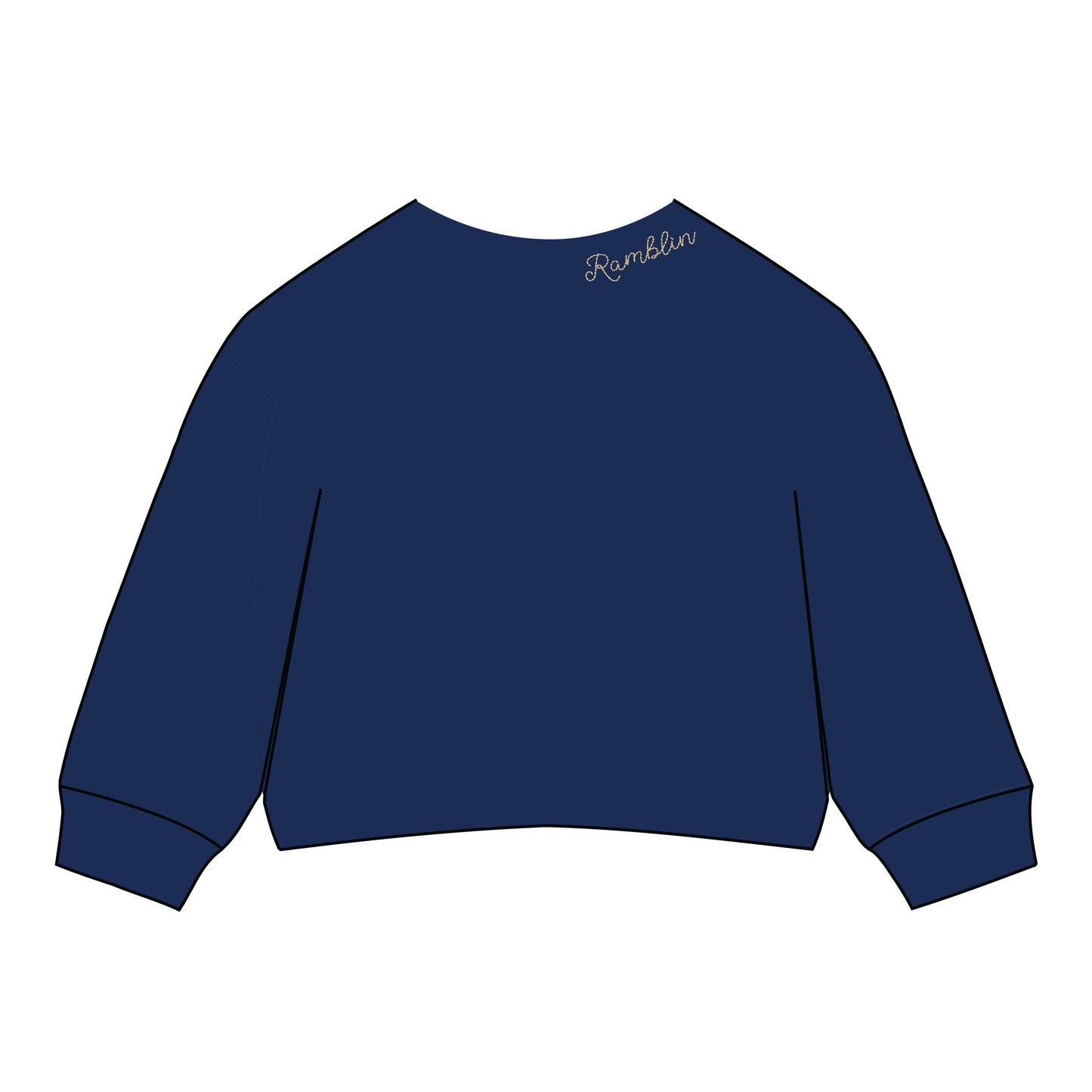 The Lexie Lounge Top GA Tech | Youth Navy