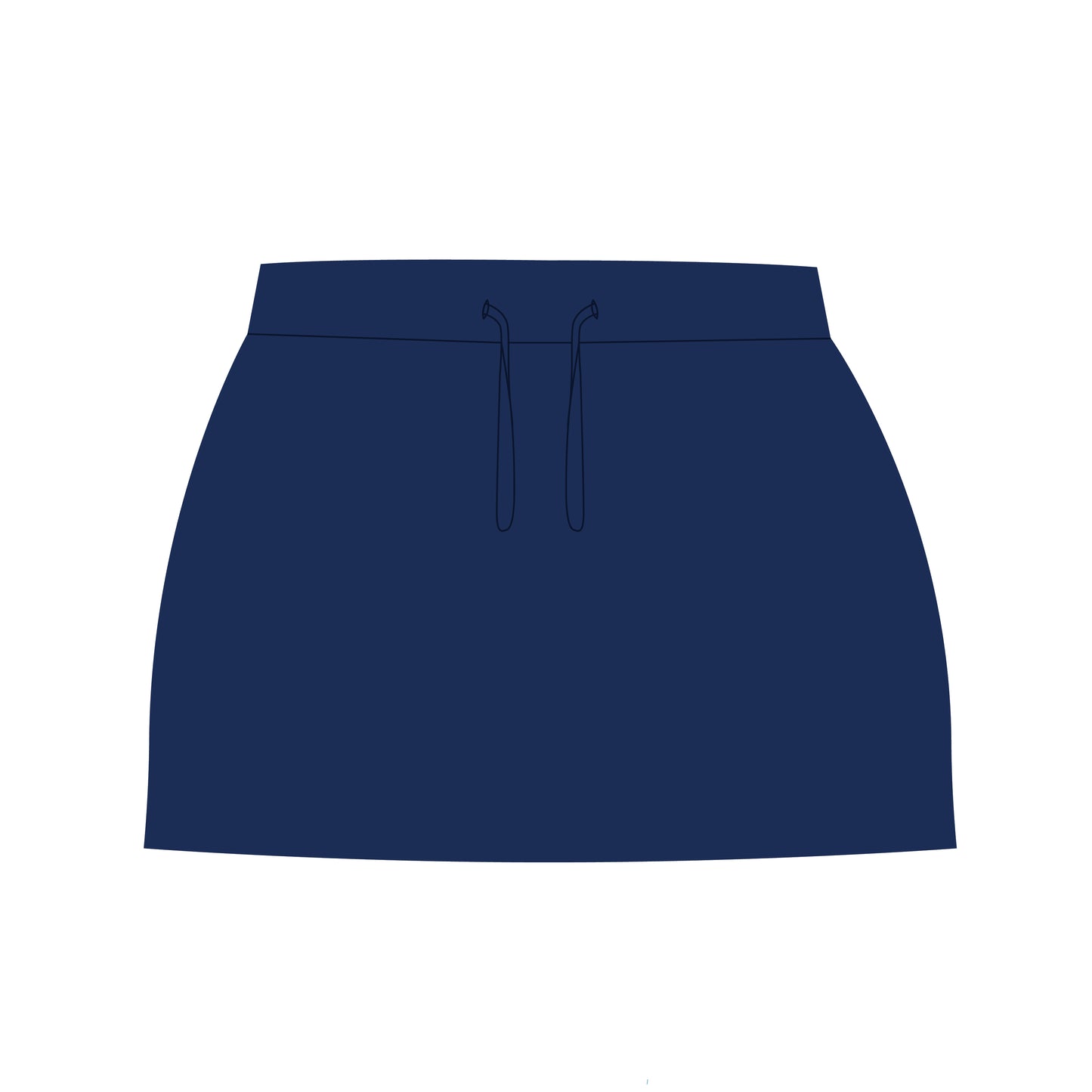 The Anna Active Skort Ramblin' Wreck Woven Label | Navy