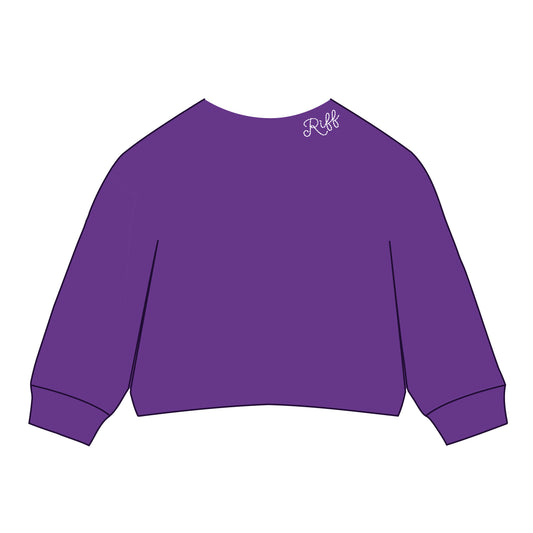 The Lexie Lounge Top TCU | Youth Purple