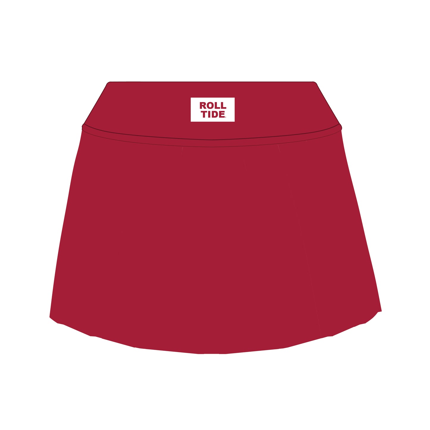 The Alli Tennis Skort Roll Tide Woven Label | Crimson