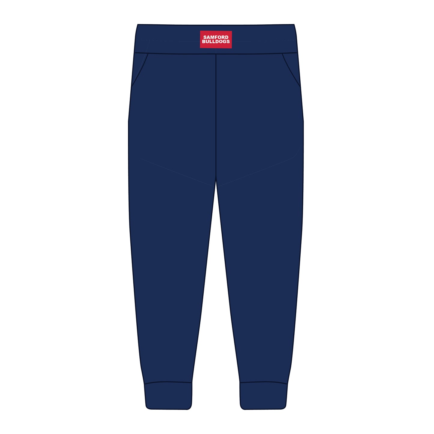The Becca Joggers Samford Bulldogs Woven Label | Youth Navy