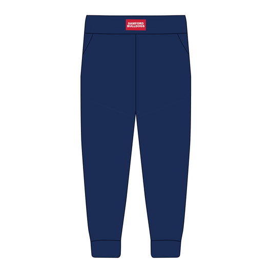 The Becca Joggers Samford Bulldogs Woven Label | Navy