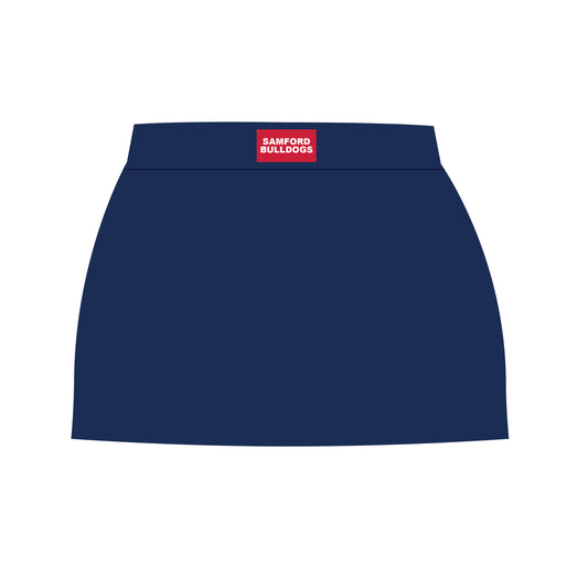 The Anna Active Skort Samford Bulldogs Woven Label | Navy
