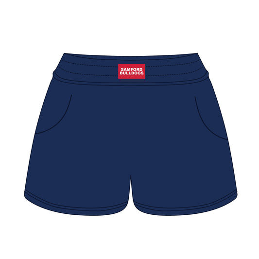 The Ava Airy Shorts Samford Bulldogs Woven Label | Navy