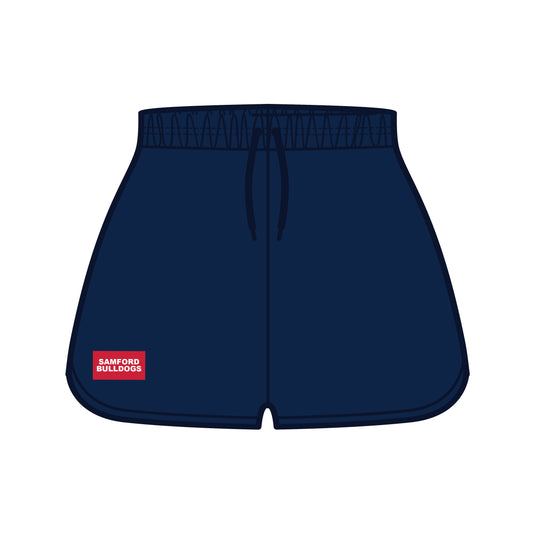 The Kristen Airy Lounge Shorts Samford Bulldogs Woven Label | Navy