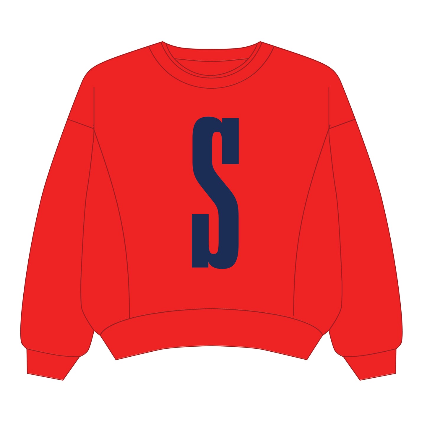 The Molly Cozy Crew Samford | Red