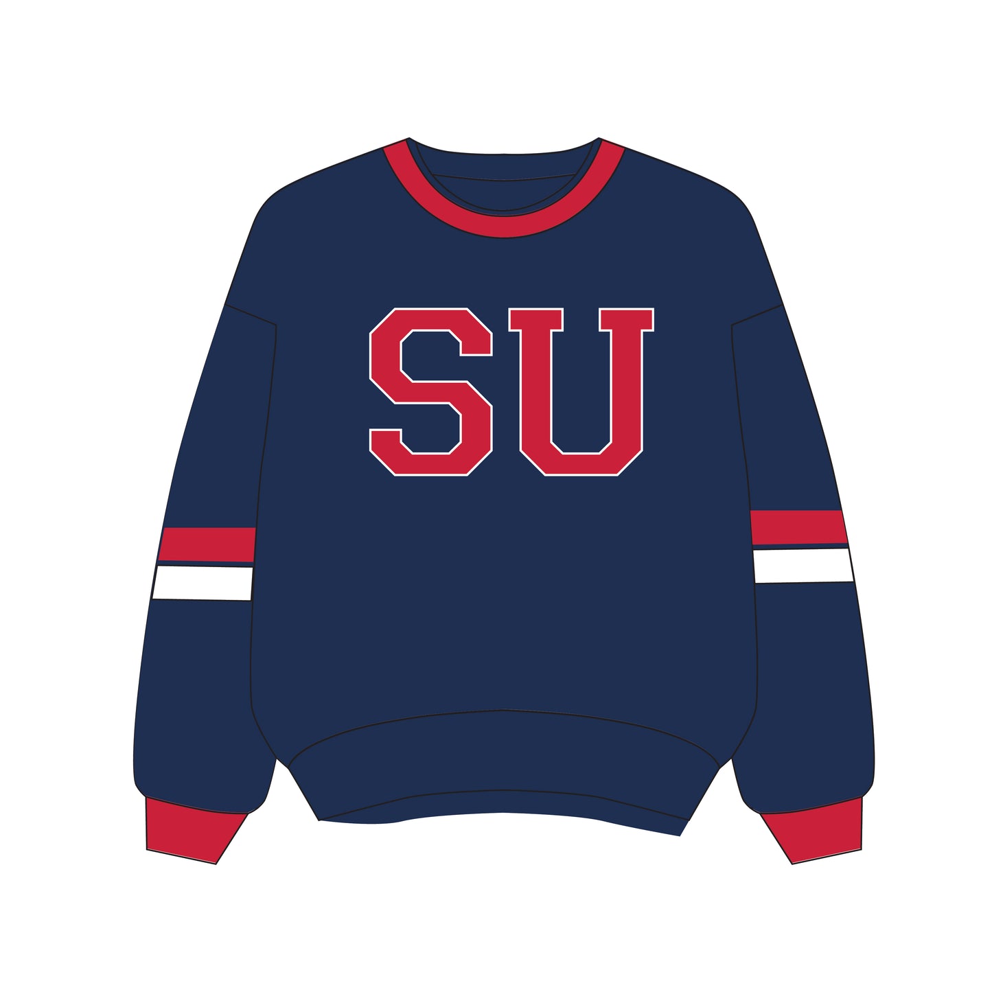 The Virginia Varsity Crewneck Samford | Navy