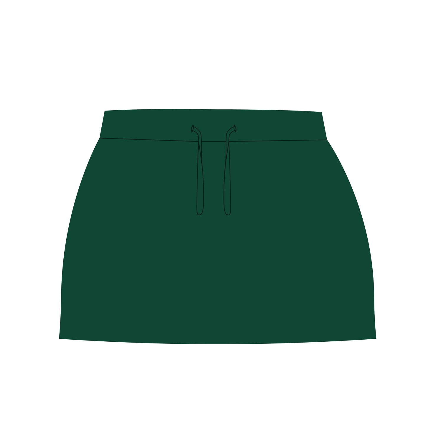 The Anna Active Skort Sic 'Em Bears Woven Label | Green
