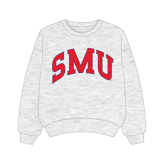 The Olivia Oversized Crewneck SMU | Youth Ash