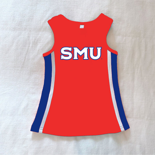 The Power Stripe Cheer Dress SMU | Youth Bright Red