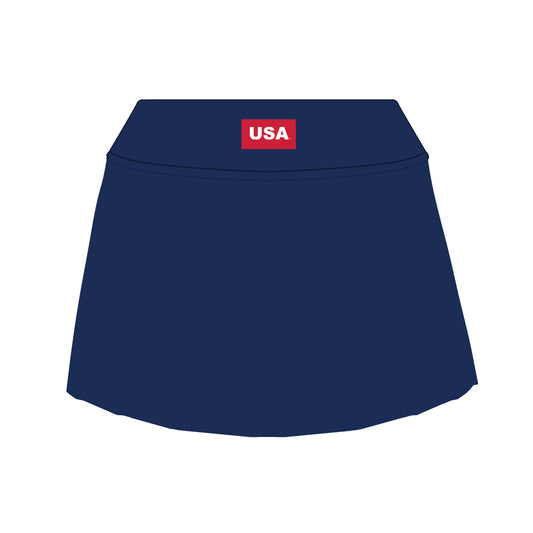 The Alli Tennis Skort USA Woven Label | | Youth Navy