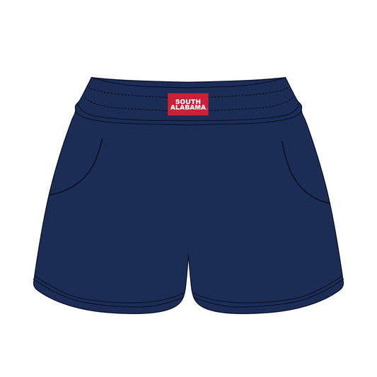 The Ava Airy Shorts South Alabama Woven Label | Navy