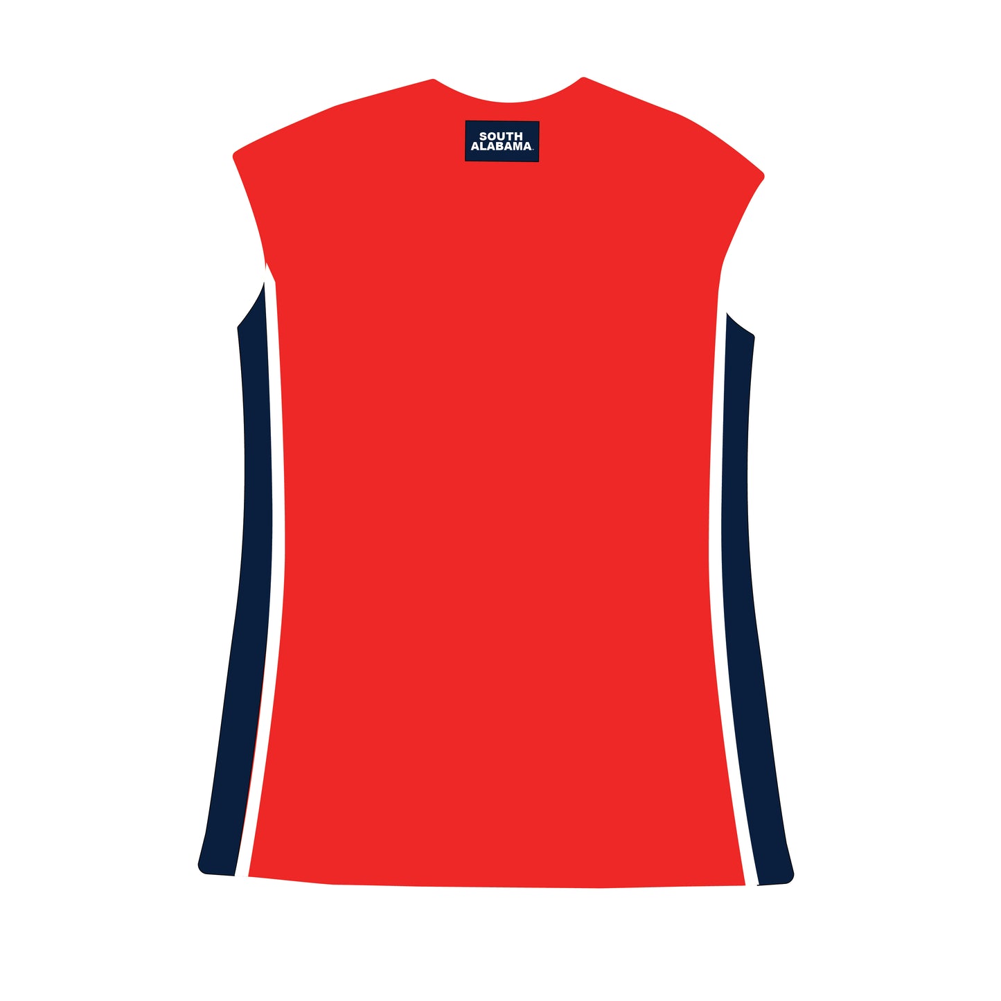 The Campbell Cap Sleeve Dress USA Woven Label | Bright Red