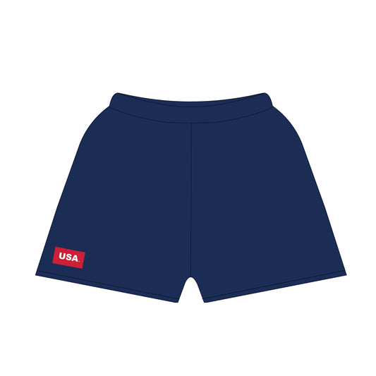 The Becca Shorts USA Woven Label | Navy