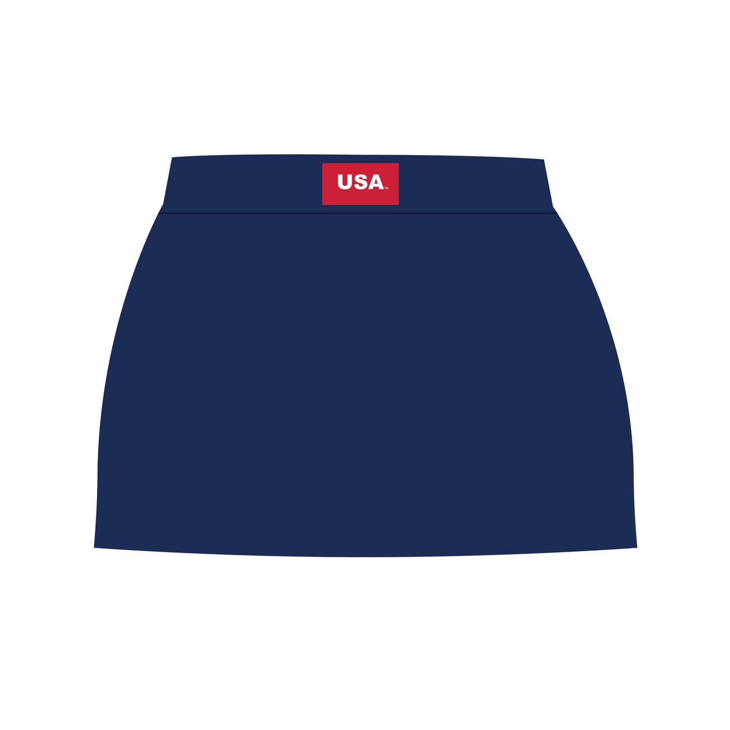 The Hayden High Waisted Skort USA Woven Label | Navy