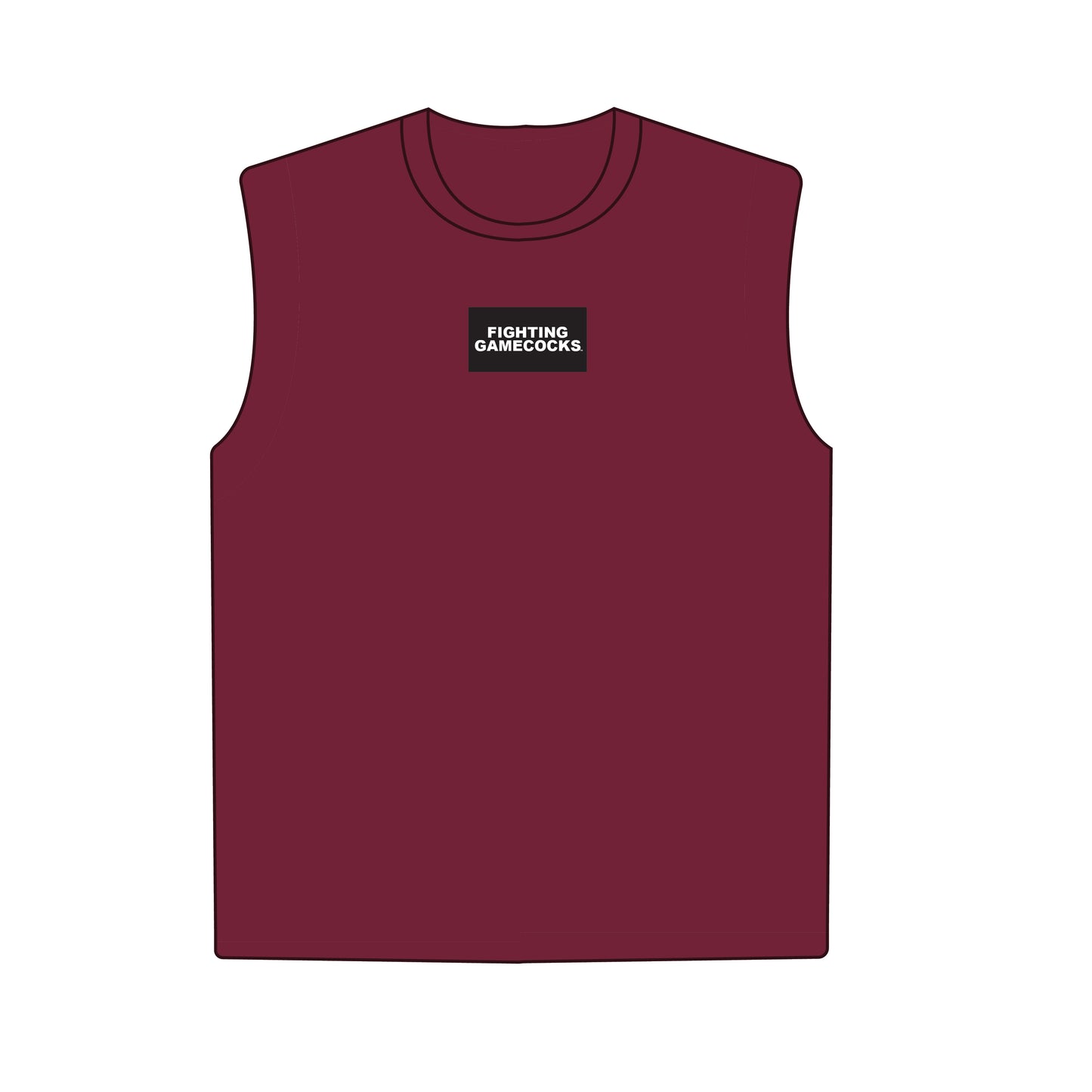 The Anna Active Tank Fighting Gamecocks Woven Label | Maroon