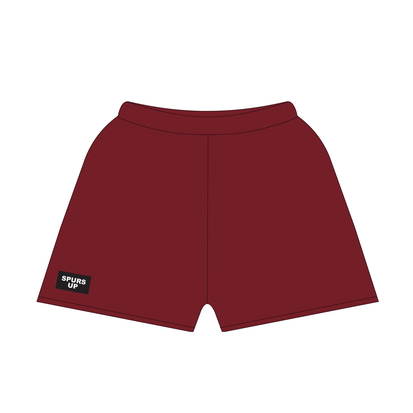 The Becca Shorts Spurs Up Woven Label | Youth Deep Red