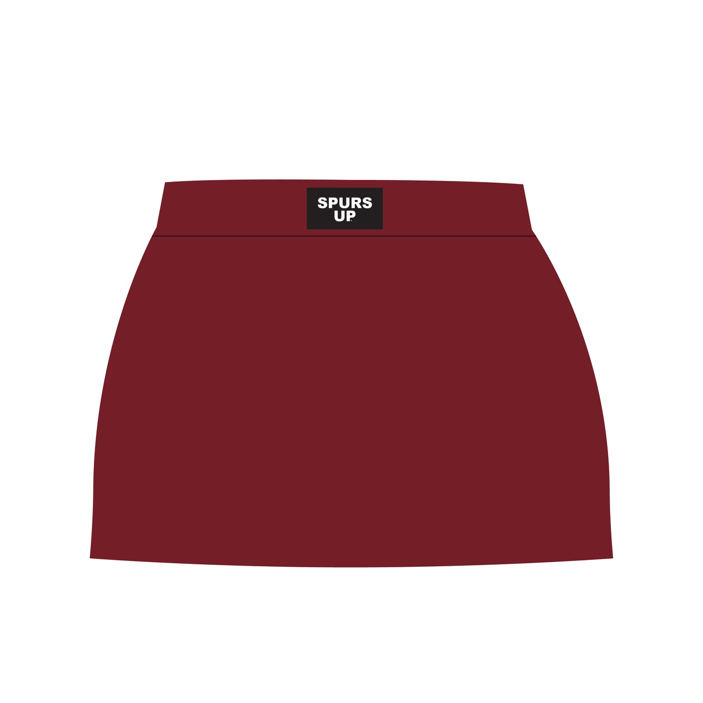 The Hayden High Waisted Skort Spurs Up Woven Label | Youth Deep Red