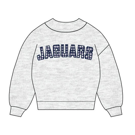 The Mallory Gingham Mockneck South Alabama | Ash