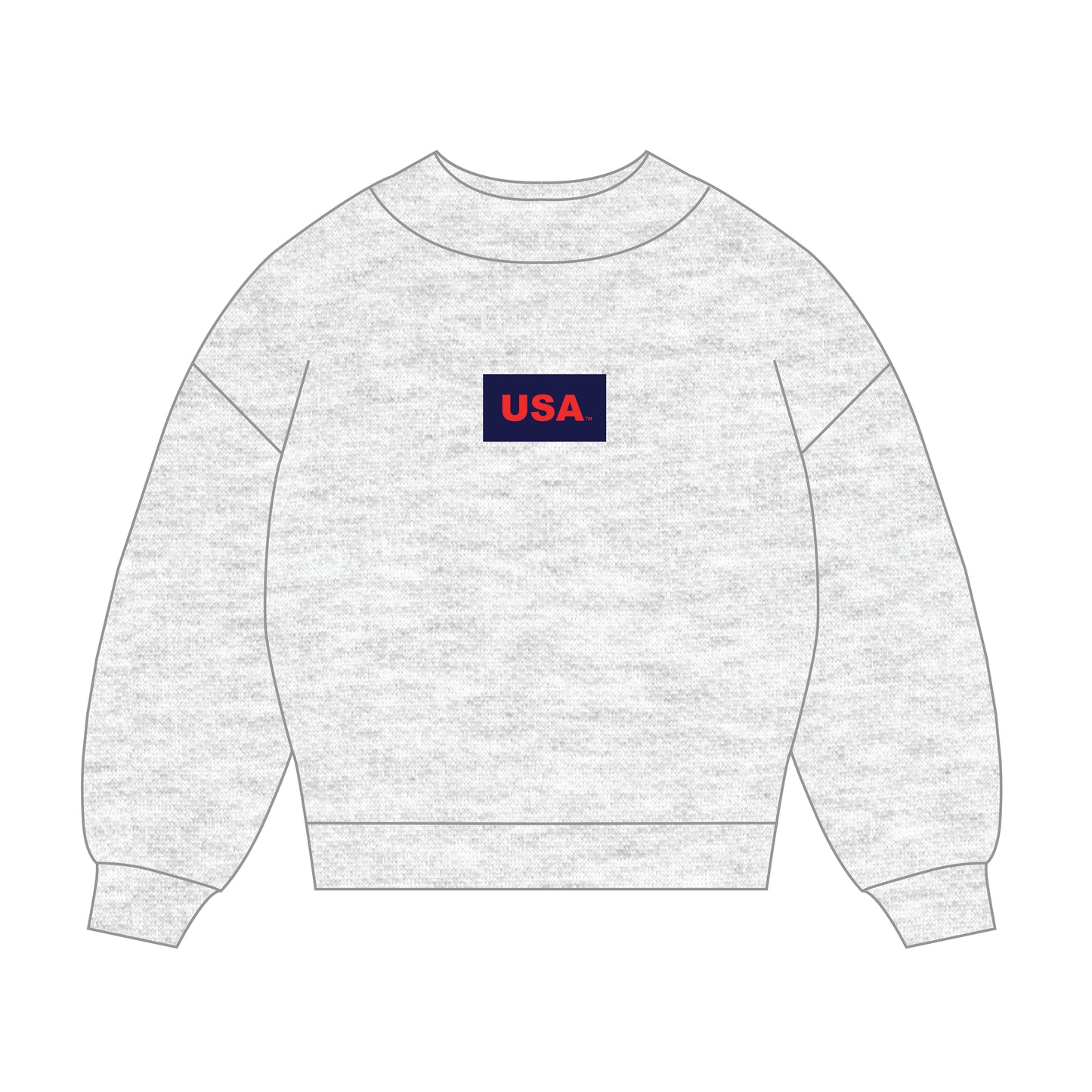 The Mary Mockneck USA Woven Label | Ash