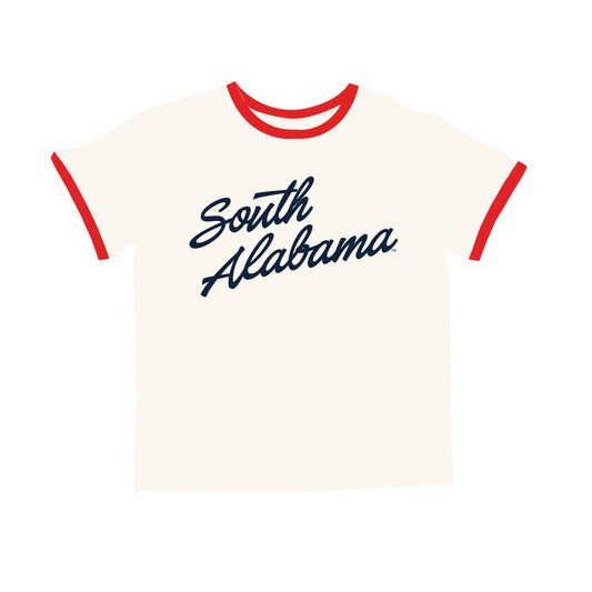 The Roxy Ringer Tee South Alabama | Youth Bone