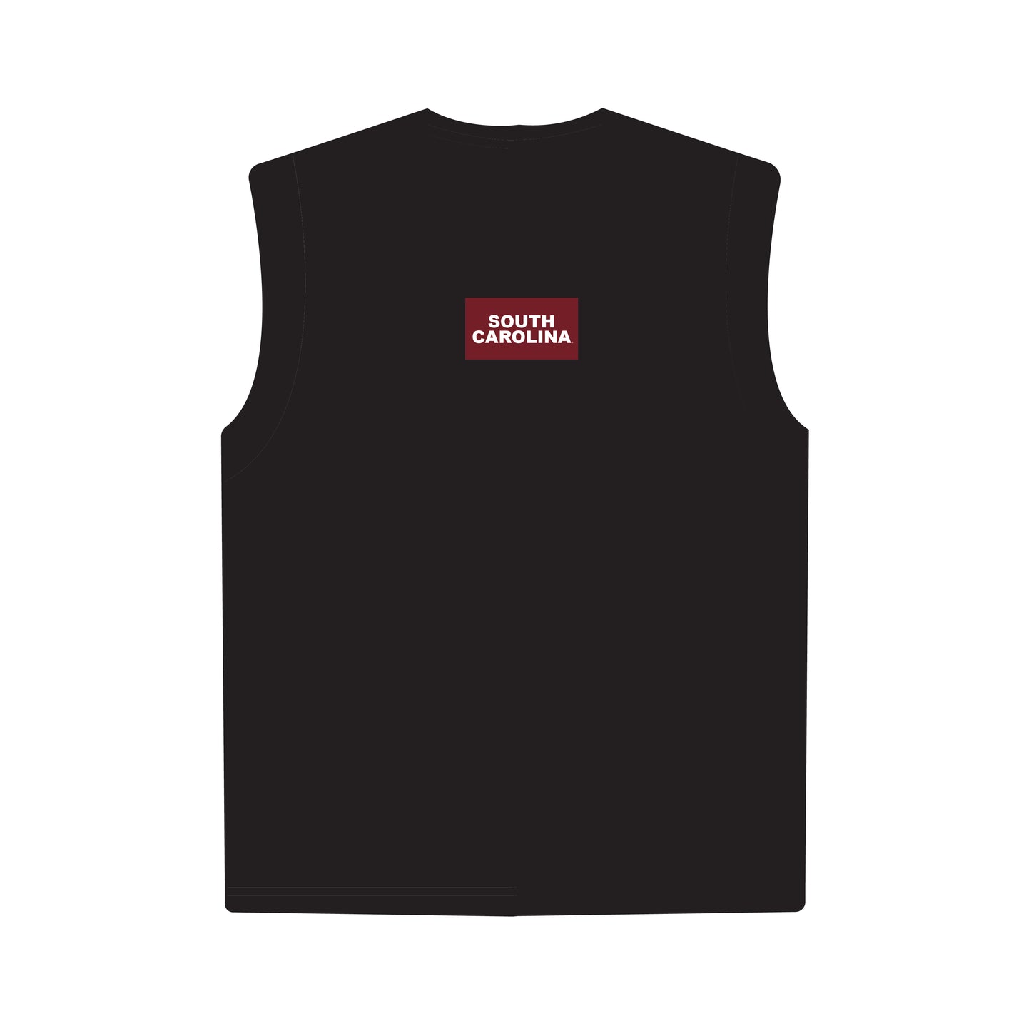 The Anna Active Tank South Carolina Woven Label | Black
