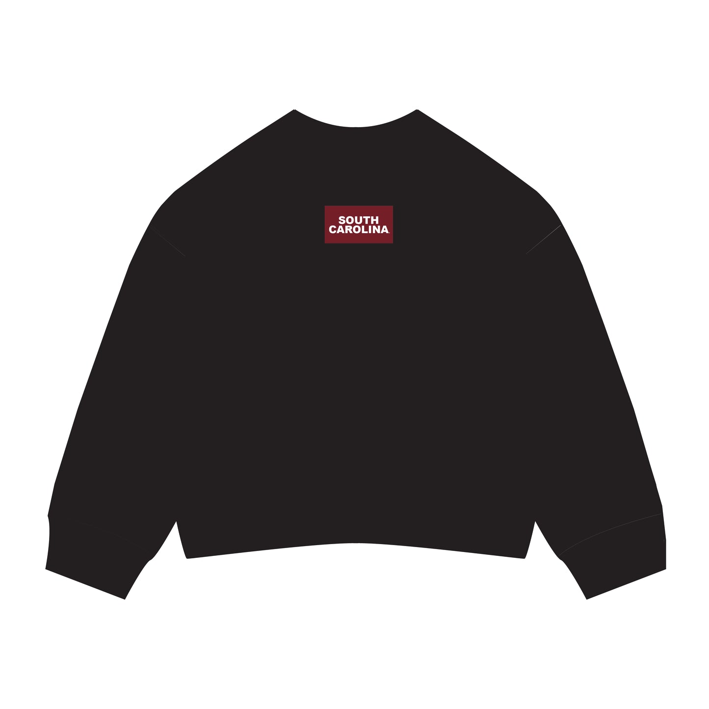 The Ava Airy Crewneck South Carolina Woven Label | Black