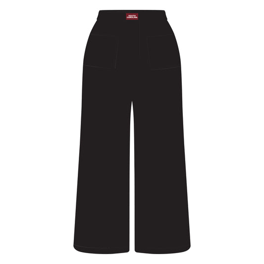 The Ava Airy Pants South Carolina Woven Label | Black