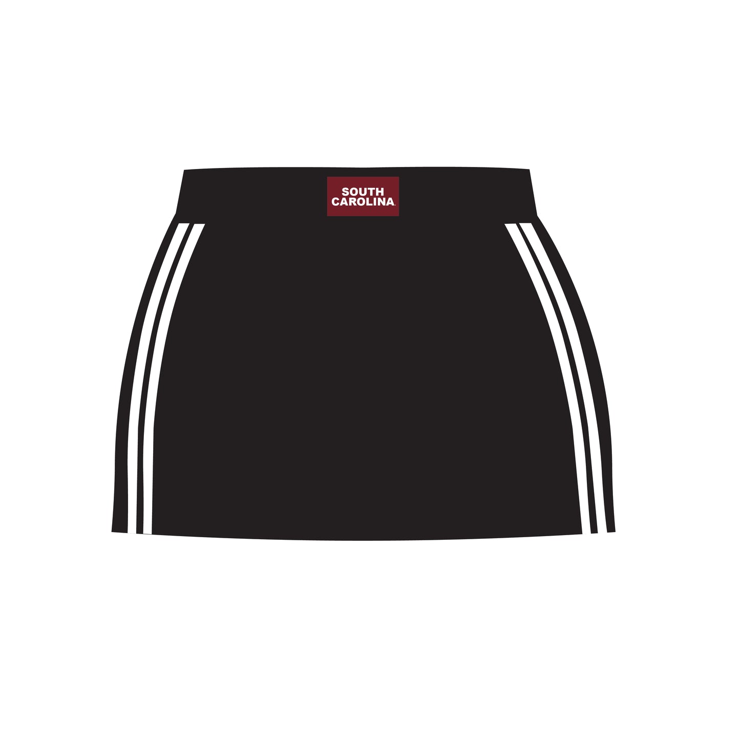 The Savannah Sporty Skort South Carolina Woven Label | Youth Black
