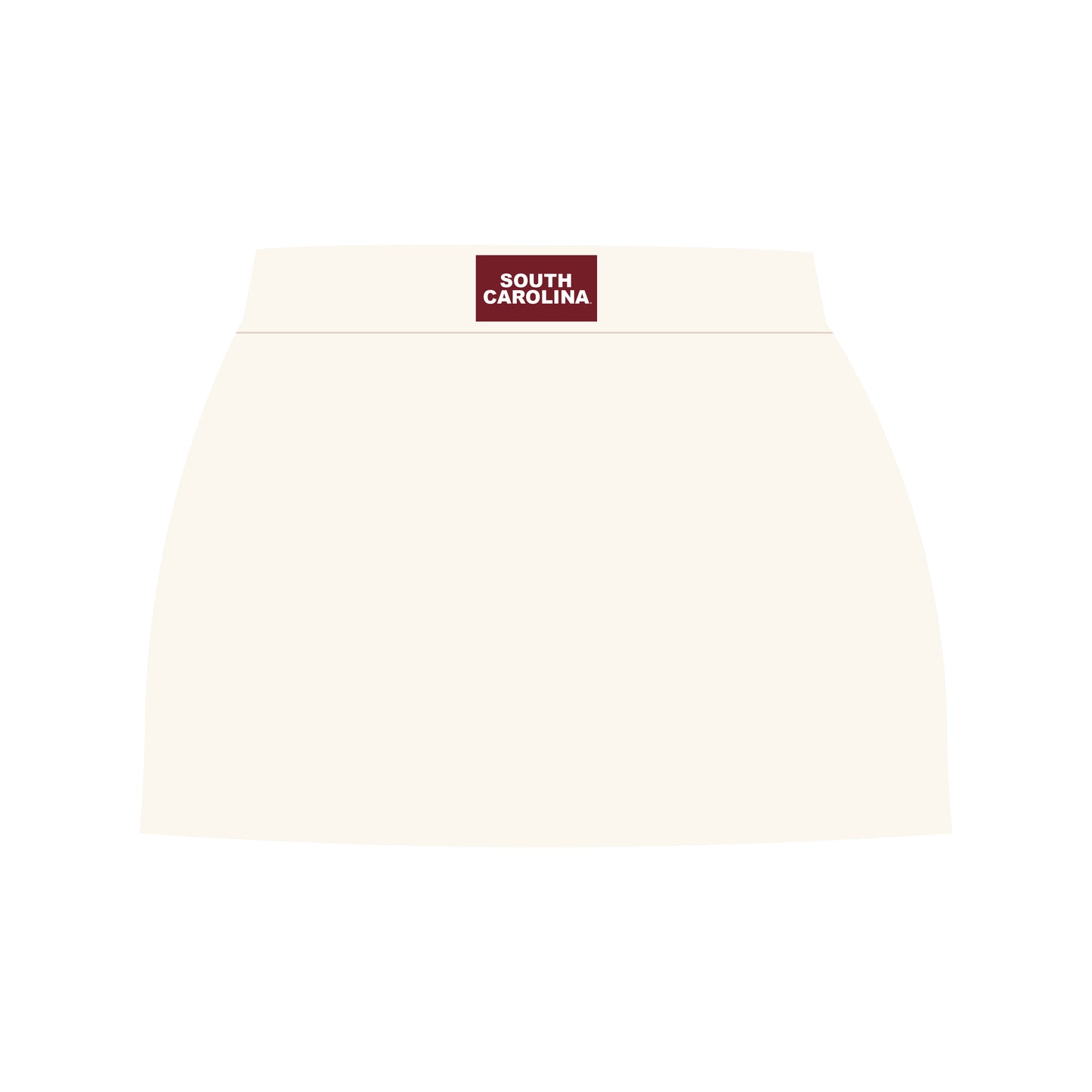 The Hayden High Waisted Skort South Carolina Woven Label | Bone