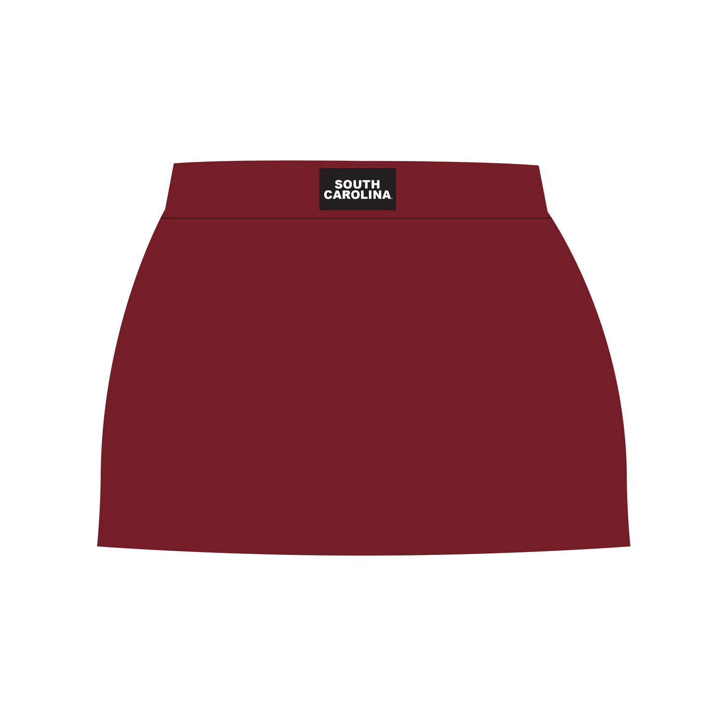 The Hayden High Waisted Skort South Carolina Woven Label | Youth Deep Red