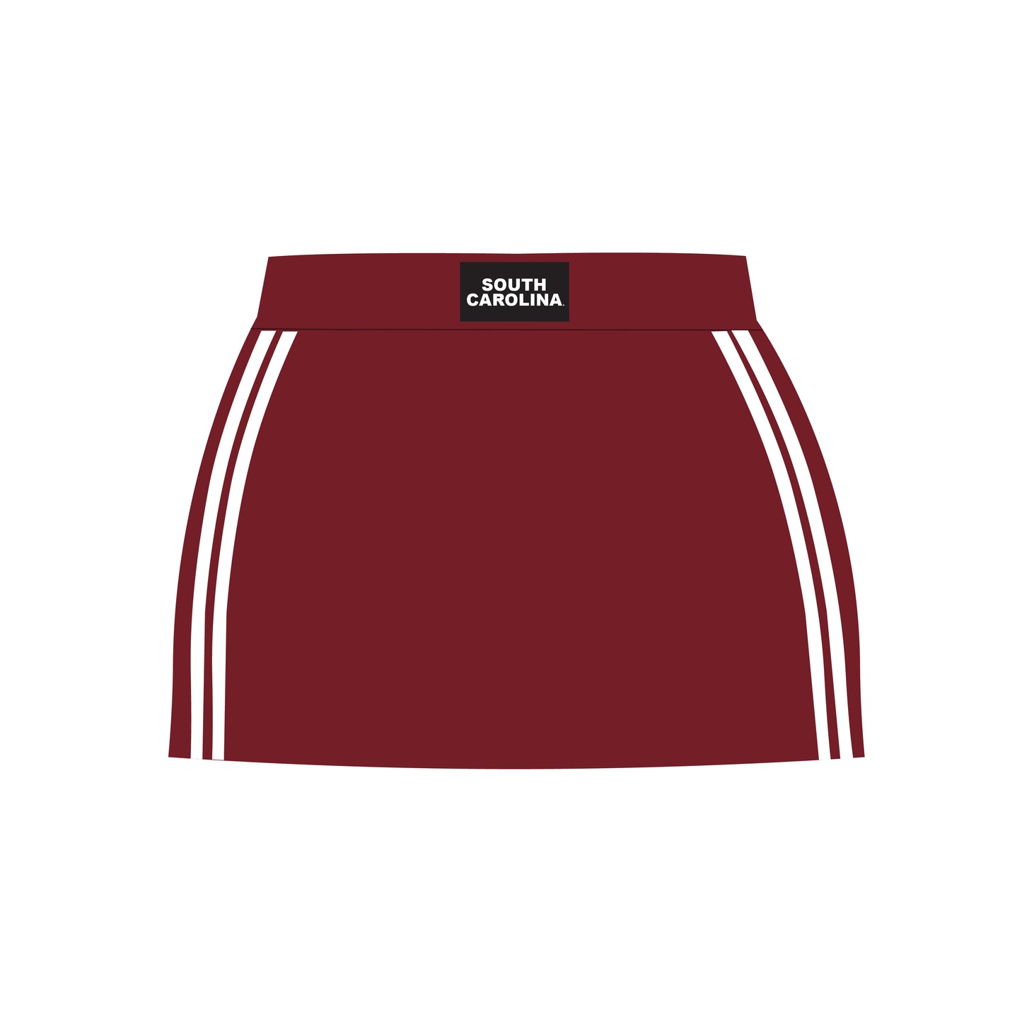 The Savannah Sporty Skort South Carolina Woven Label | Deep Red
