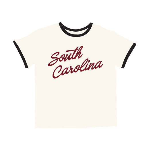 The Roxy Ringer Tee South Carolina | Youth Bone