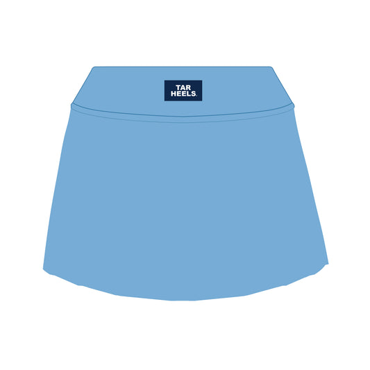 The Alli Tennis Skort Tar Heels Woven Label | Carolina Blue