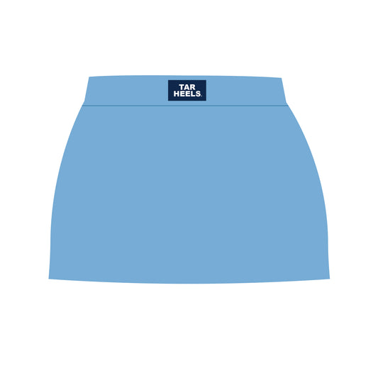 The Anna Active Skort Tar Heels Woven Label | Carolina Blue
