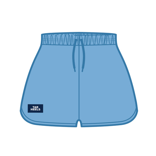 The Kristen Airy Lounge Shorts Tar Heels Woven Label | Carolina Blue