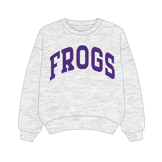 The Olivia Oversized Crewneck TCU | Youth Ash