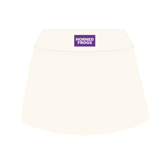 The Alli Tennis Skort Horned Frogs Woven Label | Bone