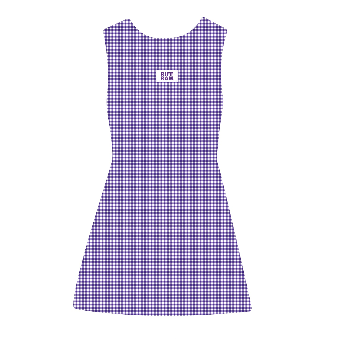 The Grace Gingham Dress Riff Ram Woven Label | Purple