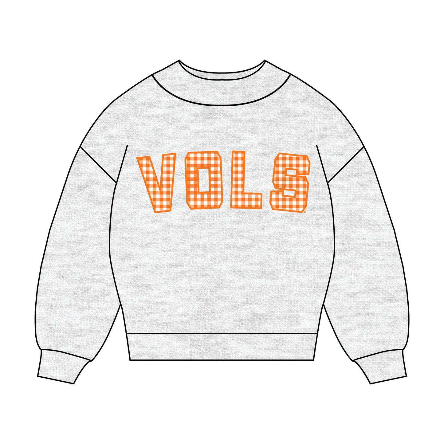 The Mallory Gingham Mockneck Tennessee | Youth Ash