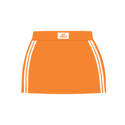 The Savannah Sporty Skort Go Vols Woven Label | Youth Bright Orange
