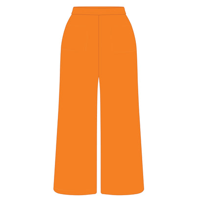 The Ava Airy Pants Go Vols Woven Label | Youth Bright Orange