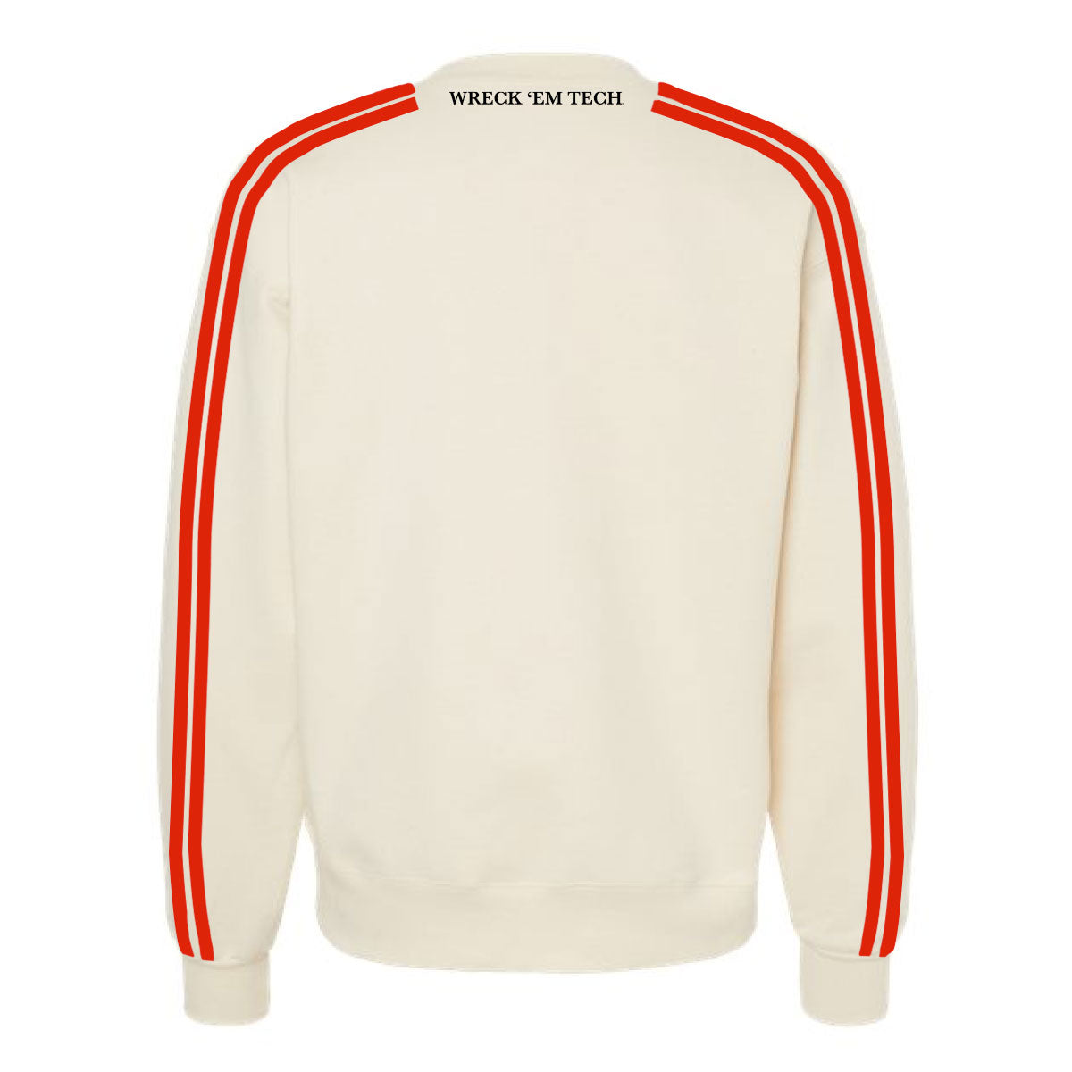 The Megan Crewneck Bone Texas Tech | Bone