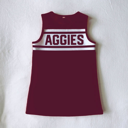 The Classic Cheer Dress Texas A&M | Youth Deep Maroon