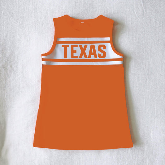 The Classic Cheer Dress Texas | Youth Burnt Orange