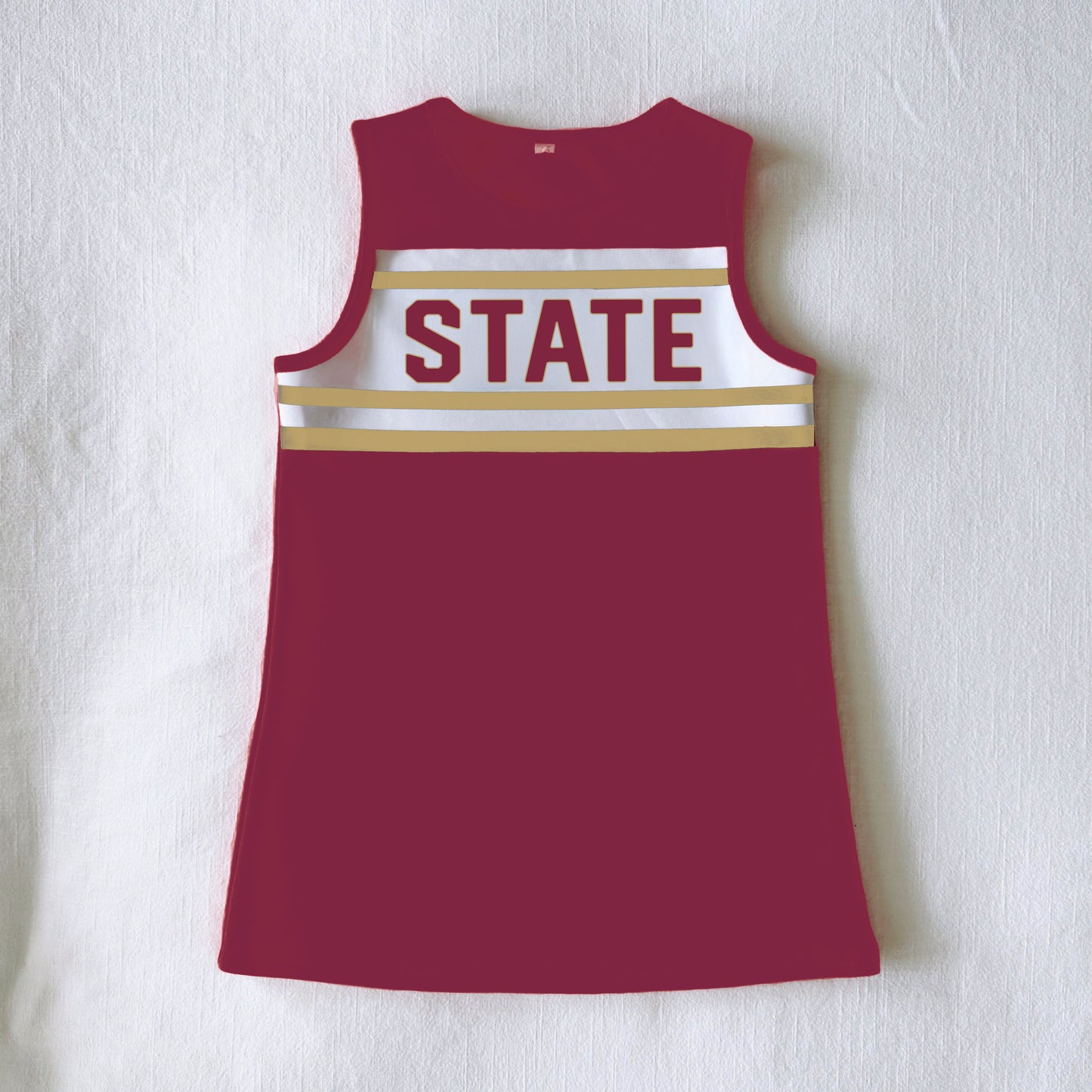 The Classic Cheer Dress Texas State | Youth Maroon