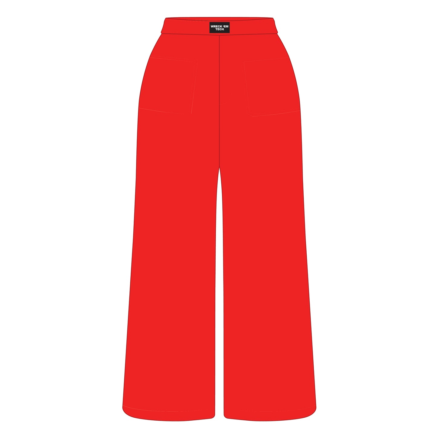 The Ava Airy Pants Wreck 'Em Tech Woven Label | Youth Bright Red