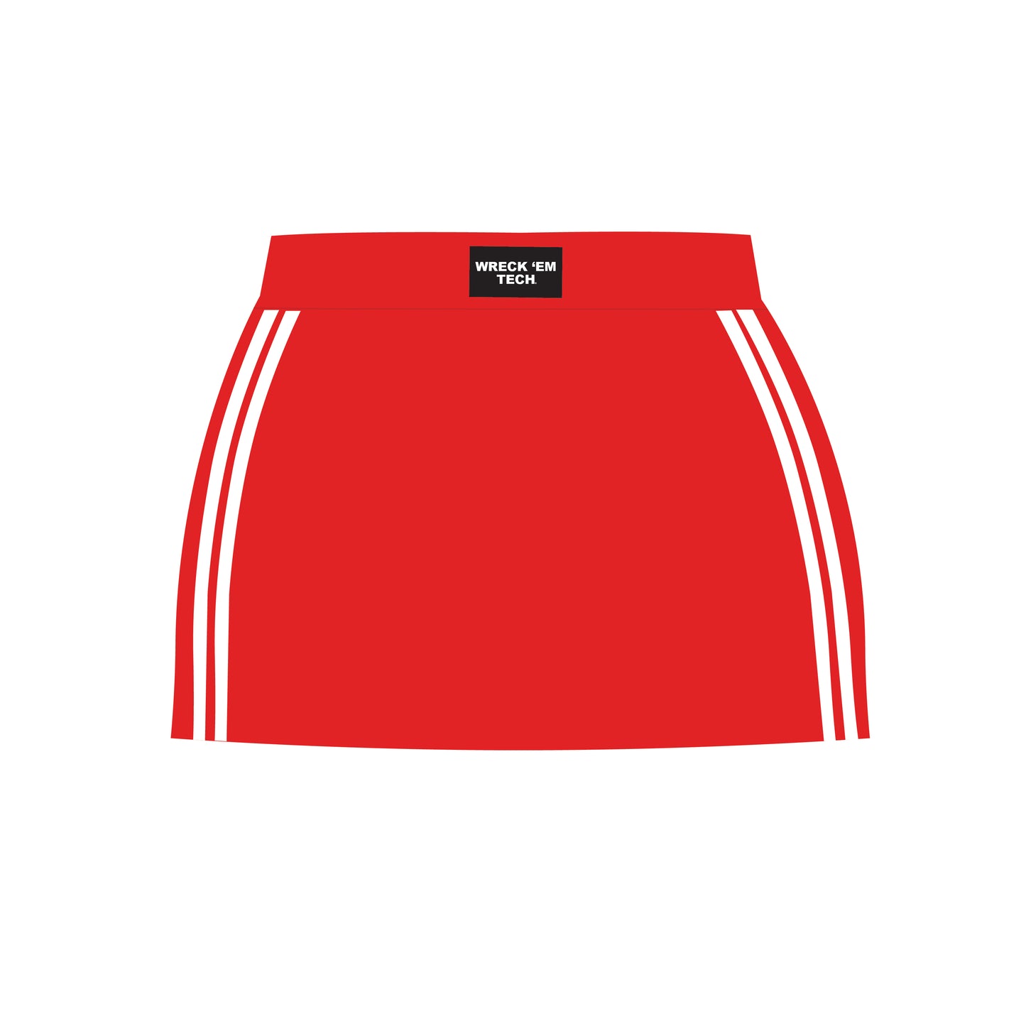 The Savannah Sporty Skort Wreck 'Em Tech Woven Label | Bright Red