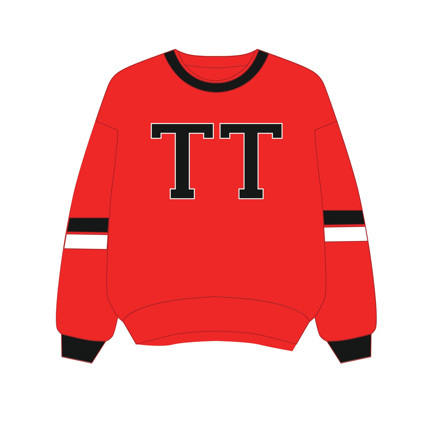The Virginia Varsity Crewneck Texas Tech | Bright Red